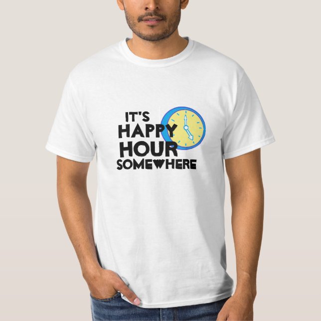 Glückliche Stunden-T-Shirt T-Shirt (Vorderseite)