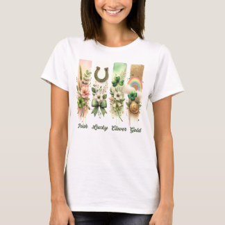 Glückliche Symbole, St. Patrick's Day T - Shirt