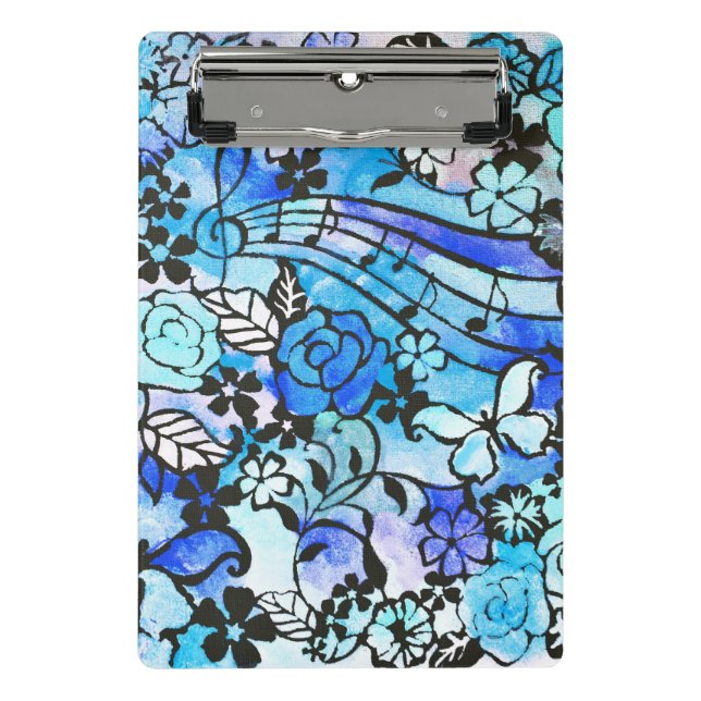 Glückliche Tage sind wieder hier Mini Klemmbrett (Vorderseite)