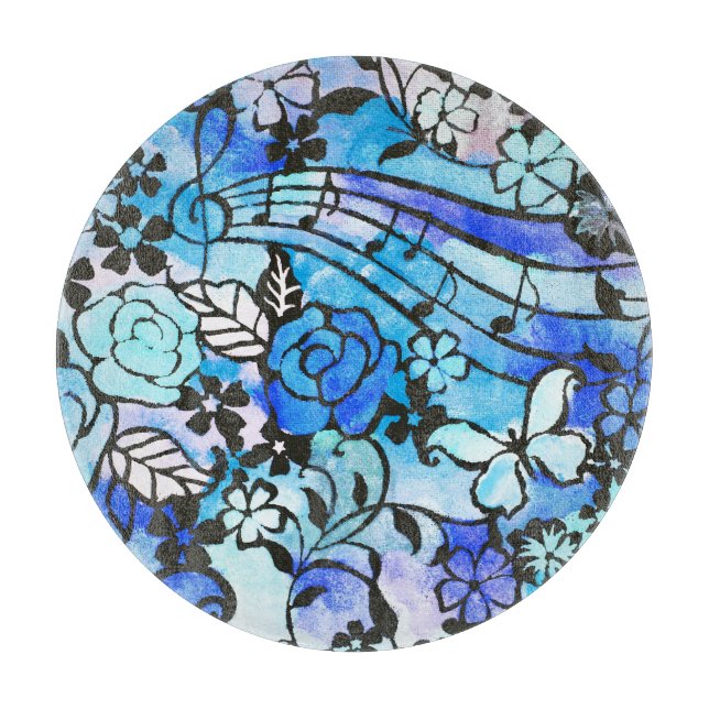 Glückliche Tage sind wieder hier Schneidebrett (Vorderseite)