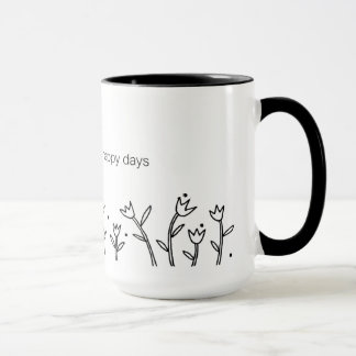 Glückliche TagesTasse - Sarah Fielke BOM 2016 Tasse