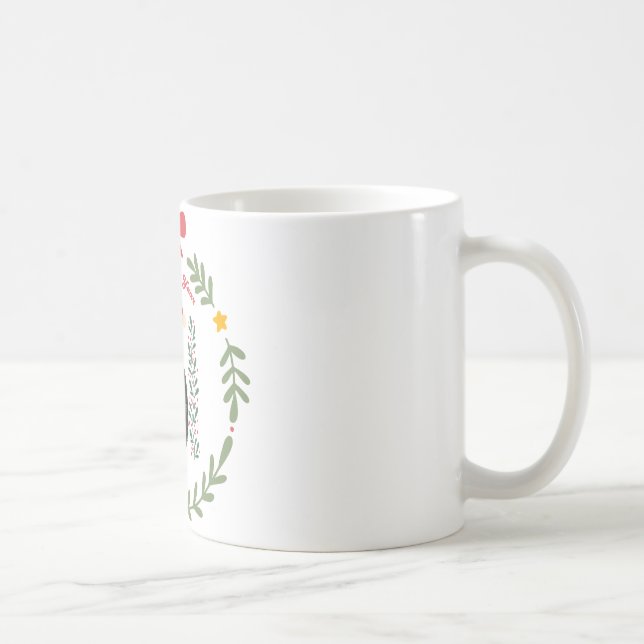glückliche Tasse des neuen Jahres (Rechts)