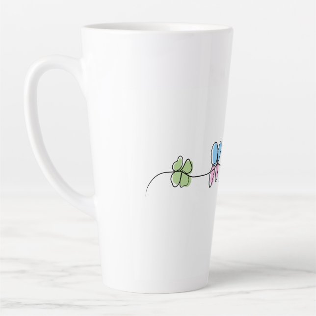 Glückliche Tasse (Liebe ist Kaffee) (Links)