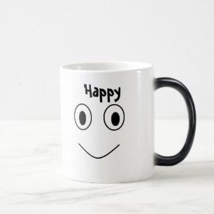 Glückliche Temperatur-ändernde Tasse