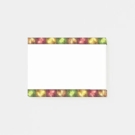 Glückliche Thanksgiving-Grunge-Blätter - Post-it®- Post-it Klebezettel