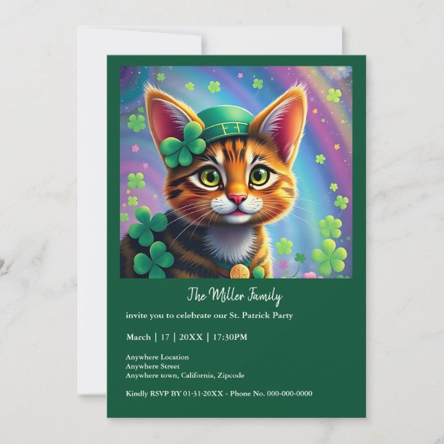 Glückliche Tiere in Tarnung - St. Patrick's Day Fu (Vorderseite)