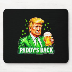 Glückliche Trump Beer Kleeblatt St Patrick's Day P Mousepad