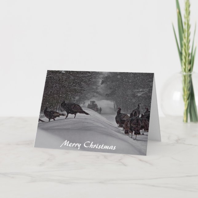 Glückliche Türkei Weihnachtskarte Feiertagskarte (Vorderseite)