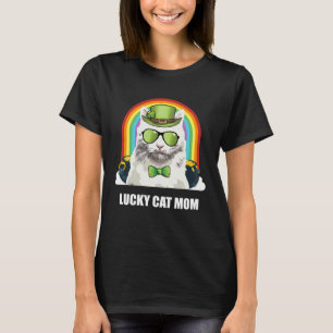 Glückliche türkische Angora-Katzenmutter St. Patri T-Shirt