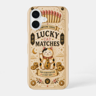 Glückliche Übereinstimmungen Maneki Neko Katzen-Ha iPhone 16 Hülle