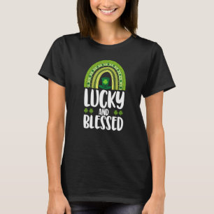 Glückliche und gesegnete Frauen St Patrick's Day R T-Shirt