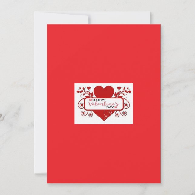 Glückliche Valentinstag-Grußkarte Feiertagskarte (Vorderseite)