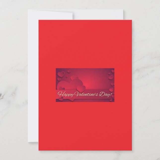 Glückliche Valentinstag-Grußkarte Feiertagskarte (Vorderseite)