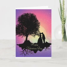 Glückliche Valentinstag-Karte