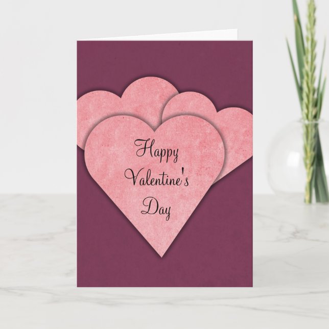 Glückliche Valentinstag-Raum-Gruß-Karte Feiertagskarte (Vorderseite)