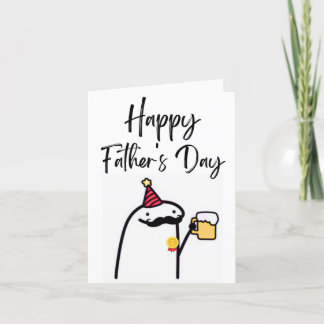 Glückliche Vatertagskarte Dankeskarte