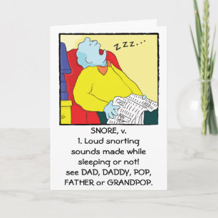 Glückliche Vatertagskarte Karte