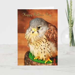 Glückliche Vatertagskarte mit Kestrel Karte