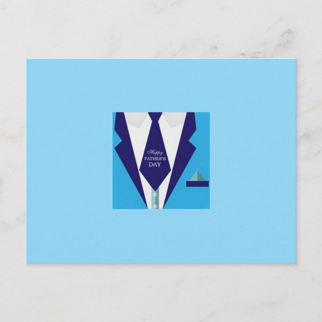 Glückliche Vatertagskarte Postkarte (Vorderseite)