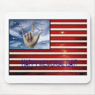 Glückliche Volkstrauertag-Mausunterlagen Mousepad