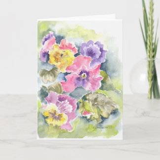 Glückliche watercolor-Karte der Mutter Karte