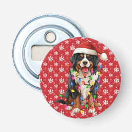 Glückliche Weihnachten Bernese Mountain Hund Weihn Flaschenöffner