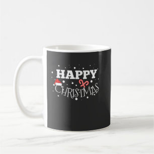 Glückliche Weihnachtsgeschenke Weihnachten Weihnac Kaffeetasse