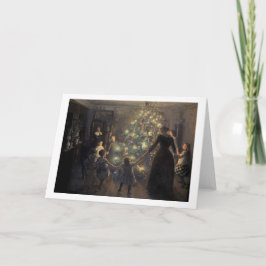 Glückliche Weihnachtskarte Feiertagskarte