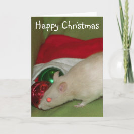 Glückliche Weihnachtskarte Feiertagskarte
