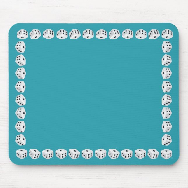 Glückliche Würfel Mousepad (Vorne)