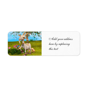 Glückliche Ziege