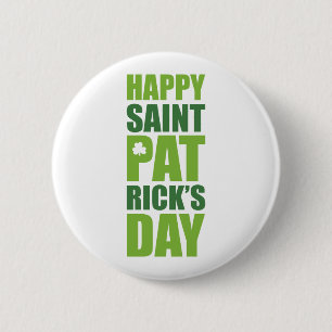 Glücklichen St Patrick Tag Button