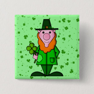 Glücklichen St Patrick Tag Button