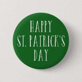Glücklichen St Patrick Tag Button