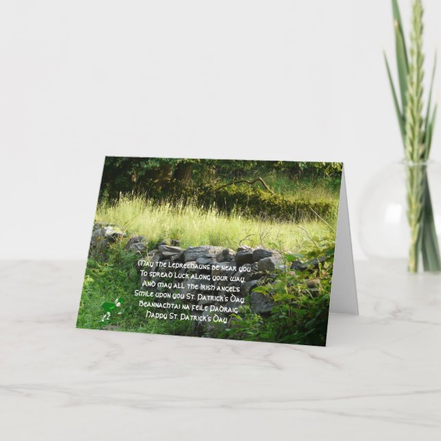 Glücklichen St Patrick Tag! Karte (Vorderseite)