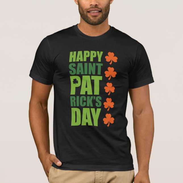 Glücklichen St Patrick Tag T-Shirt (Vorderseite)