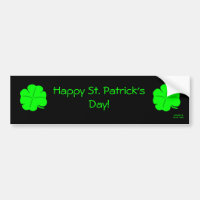 Glücklichen St Patrick TagesAutoaufkleber