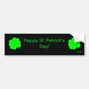 Glücklichen St Patrick TagesAutoaufkleber Autoaufkleber