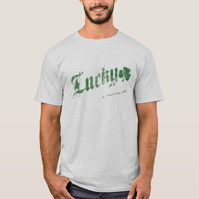 Glücklichen St Patrick TagesT - Shirt - grüne (Vorderseite)