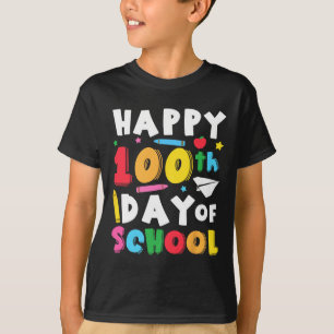 Glücklicher 100. Schullehrer Kinder 100 Tage Ki T-Shirt