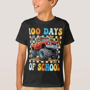 Glücklicher 100 Tage Schul Monstertruck  T-Shirt