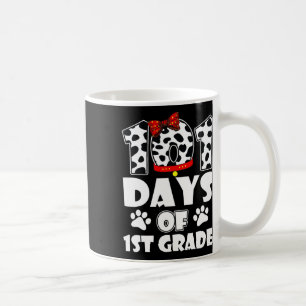 Glücklicher 101. Schultag 1. Klasse Hund 100 Tage  Kaffeetasse
