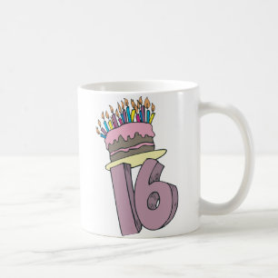 Glücklicher 16. Geburtstag! Kaffeetasse