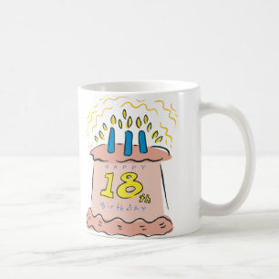 Glücklicher 18. Geburtstag! Kaffeetasse
