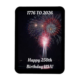 Glücklicher 250. Geburtstag USA Magnet
