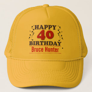 Glücklicher 40. Geburtstag Truckerkappe