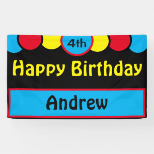 Glücklicher 4. Geburtstag Andrew Banner