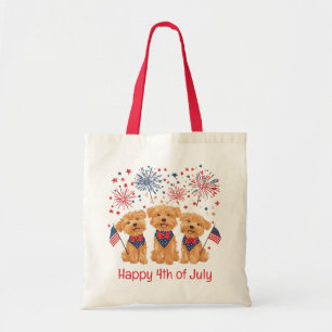 Glücklicher 4. Juli Yorkie Hunde Tragetasche