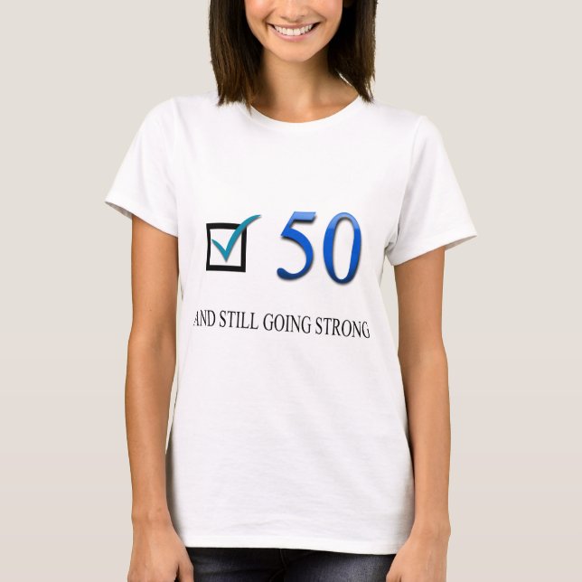 Glücklicher 50. Geburtstag T-Shirt (Vorderseite)