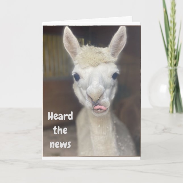"GLÜCKLICHER 50. GEBURTSTAG" von BREITE MIT AUGEN  Karte (Vorderseite)
